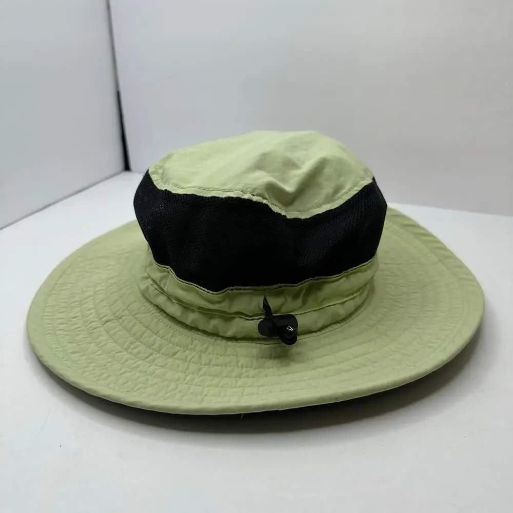 Columbia Sportswear Vtg Boonie Bucket Hat Sage Green Mesh Vented Unisex One Size